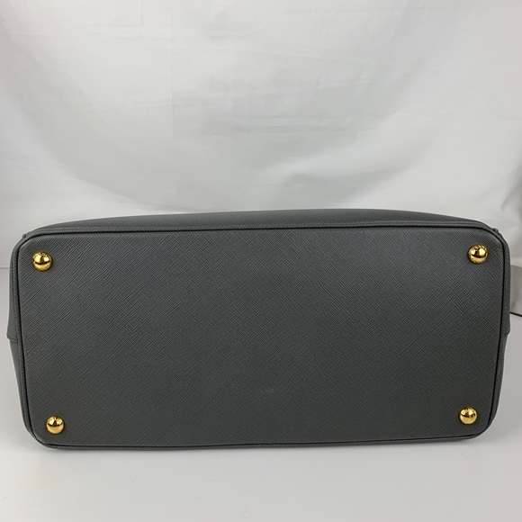 New Prada Italian Galleria Lux Double Zip Tote - Picture 7 of 8